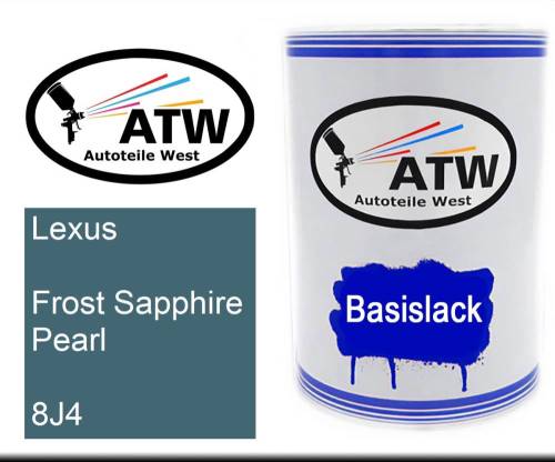 Lexus, Frost Sapphire Pearl, 8J4: 500ml Lackdose, von ATW Autoteile West.